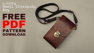 Make a Small Crossbody Bag To Carry Smartphone and Wallet | Free Pattern