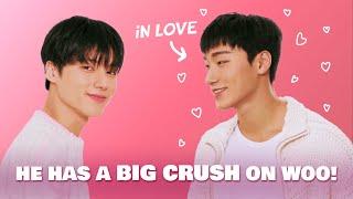 San and his Big Crush on Wooyoung