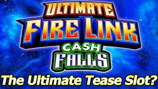 Ultimate Fire Link Cash Falls Slot, Ultimate Tease!  Live Slot Play and Bonuses at Resorts World!