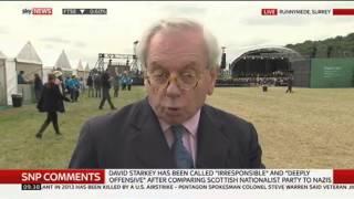 Historian David Starkey Compares SNP To Nazis