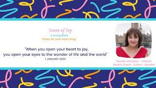 VOICES OF JOY Day 1 Brenda Dempsey - 1st January 2020 - The Living Book by Brenda Dempsey