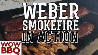 Weber SmokeFire in Action