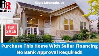 Seller Finance home for sale in Eagle Mountain Utah