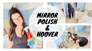 Clean With Me | Polishing Mirror & Hoovering Bedroom | Kate Berry