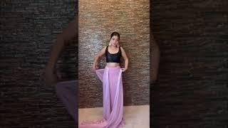 Saree Drape Tutorial | Part-1 #shorts #sareedrapping #howtowearsaree | Santoshi Megharaj