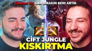 KAYN SHACO ÇİFT JUNGLE CHALLENGE! | VAHİT İLE ADAMLARI TİLT EDİYORUZ