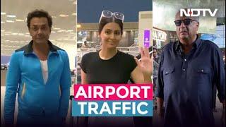 Airport Traffic: Bobby Deol, Boney Kapoor, Geeta Basra