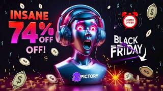  Get 74% OFF Pictory Black Friday Deal + Special Coupon Code 2024