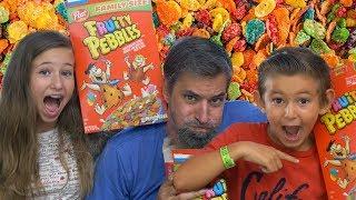 MASSIVE Bowl of Fruity Pebbles Challenge FAIL | Josh Darnit