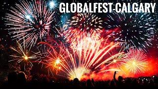 GlobalFest - Calgary, Alberta CANADA | Full Walkthrough Tour in 4K | Beautiful Fireworks Show