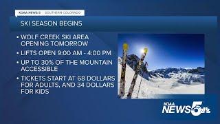 Wolf Creek Ski Area set to be the first ski resort to open this season