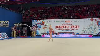 Anastasia Mihaleva Rope Russian Junior Championships 2024