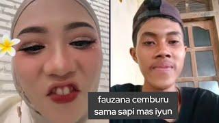 FAUZANA  dan mas iyun telanjur cinta, maunya siang malam di cinta i