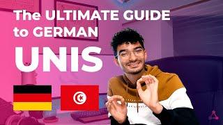 Universities in Germany  The ONLY guide you need!! For Tunisians 