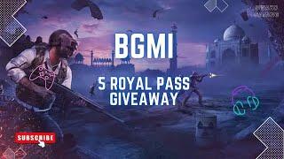 ROYAL PASS GIVEAWAY TO TOPPERS #BGMI #BESTGAMEPLAY #LIVESTREAMS