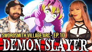 DEMON SLAYER SEASON 3 EPISODE 10 REACTION! Love Hashira Mitsuri Kanroji 3x10 SWORDSMITH VILLAGE ARC