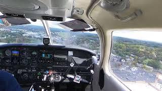 Piper Lance (PA32RT-300) landing at Doylestown