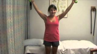 BOSSHIN PT 43 Supraspinatus Raise with Weights Standing