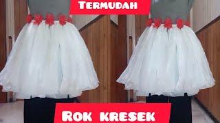 cara membuat rok kresek tersimpel dan termudah