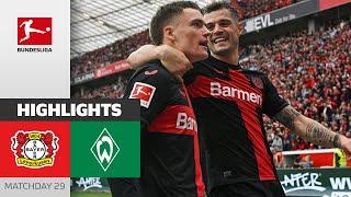 GERMAN CHAMPIONS LEVERKUSEN! ️ | Bayer 04 Leverkusen - SV Werder Bremen 5-0 | Highlights