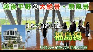 【新潟観光】『福島潟／ビュー福島潟』 ●日本の自然百選●日本の音風景百選●全国水の郷百選●日本の街路樹百選●にいがた景勝百選●かおり風景百選●遊歩百選 　 旅行関係者向けモニターツアーに混じってみた④