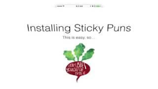 Install and use Sticky Puns for iMessage