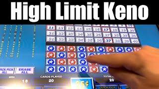 High Limit Multi Card Keno