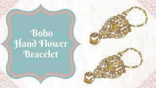 Make a Boho Hand Flower Bracelet