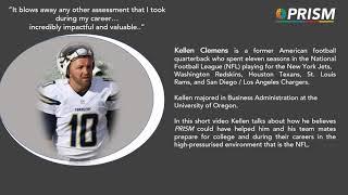 Kellen Clemens, former NFL star talks about PRISM