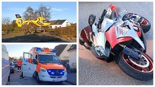 2024 01 29 - Schwerer Motorradunfall in Schwerte [Rettungshubschrauber]