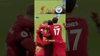 LIVERPOOL vs MAN CITY | EPL 2021 - 2022 #liverpool #mancity #shorts