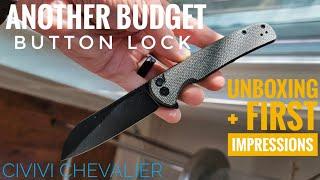 The Budget Button Lock I've Been Waiting For - Civivi Chevalier Unboxing and First Impressions