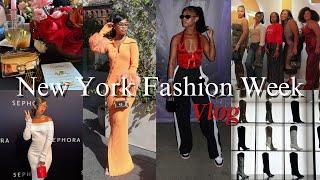 New York Fashion Week VLOG! | Events + Outfits + Shopping + MORE!