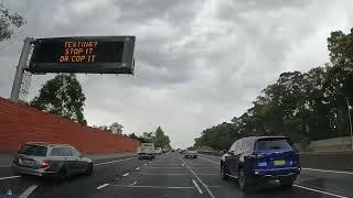 Sydney Driving | Macquarie Park to Quakers Hill via M2 Motorway | Sydney Australia