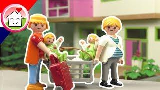 Playmobil filmpje Nederlands Verhuis naar de luxe villa - Familie Huizer