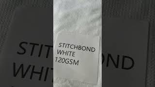 White long filament fiber polyester Stitchbond non-woven fabric 190gsm knitted nonwoven fabrics