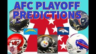 AFC PLAYOFF PREDICTIONS 2024