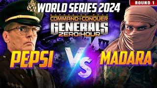 C&C Generals Zero Hour World Series 2024 | Pepsi vs Madara | Round 1