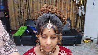 Bridal Front HighPuff Hairstyle Tutorial by Lashes Parlour