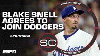  BREAKING  Blake Snell agrees to deal with the Los Angeles Dodgers | SportsCenter