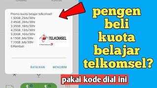 cara beli kuota belajar telkomsel | paket belajar telkomsel murah 30 hari