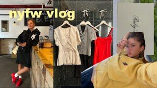 NYFW Vlog Pt 1 | prep, dinners, hauls + GIVEAWAY