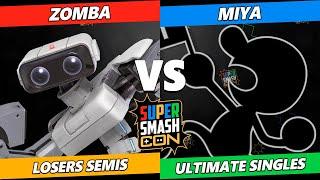 SSC 2023 Losers Semis - Zomba (ROB) Vs. Miya (Game & Watch) Smash Ultimate Tournament