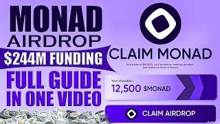 Monad - Testnet Guide Expected Airdrop | Monad Airdrop Full Guide | Testnet  Guide