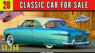 20 CHEAP CLASSIC CARS FOR SALE UNDER BUDGET