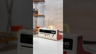 It looks like a classic red and white game console, but in fact it's a power strip#powerstrips