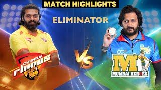 Ritesh Deshmukh Led Mumbai Heroes Defeat Chennai Rhinos In The Eliminator | CCL | Highlights