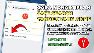 Cara Menonaktifkan Safe Search Yandex Yang Terkunci Dan Aktif di Google Chrome Terbaru 2023