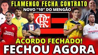 ACERTOU NESSE SABADO! FLAMENGO OFICIALIZA JOGADOR! NOVO MEIA! ANTONY FECHADO! NOTICIAS DO FLAMENGO