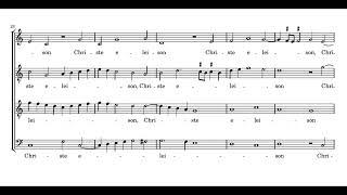 Lassus: Missa Ecco amor colei - Kyrie - Brabant